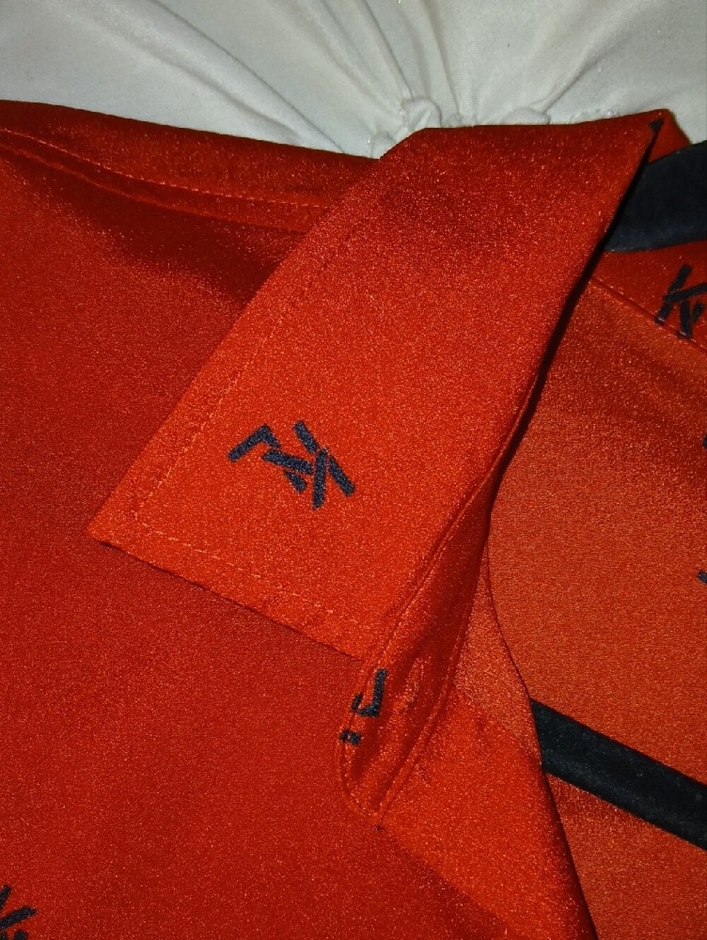 Karl Lagerfeld RED  Button-Down Shirt with Black KL Motif